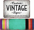 D-Story Personalized Metal Sign, 12.0 inches x 8.0 inches, Modern Decorative by Enjoy-yjl