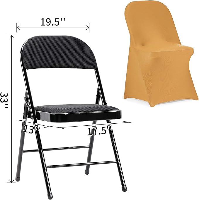 Peomeise Stretch Spandex Folding Chair Cover - Image 5