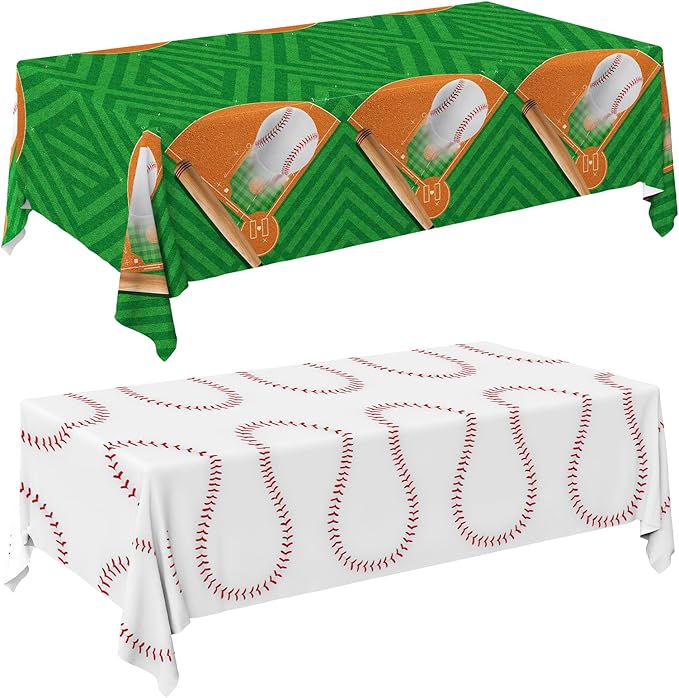 Gatherfun Baseball Party Supplies: 2-Pack Baseball Birthday Decorations by Gatherfun