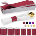 Polymer Material Reusable Napkin Band, Glue-Free Tear-Proof Water Resistant by Unknown