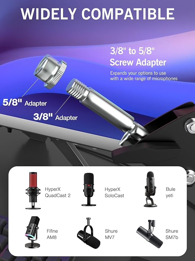 For HyperX QuadCast 2 Boom Arm - Image 4