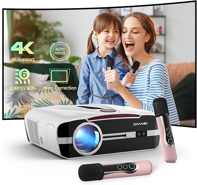 Daylight Projector 4K Ultra HD 2300 High ANSI Smart Home Theater by CIVE