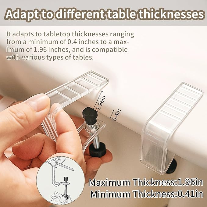 12 Piece Adjustable Tablecloth Clips - Image 3