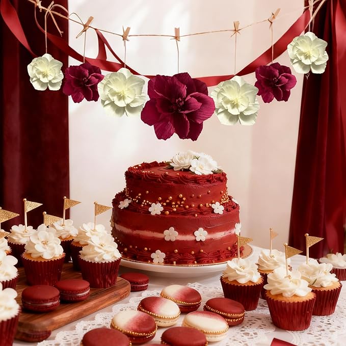BRT Bearingshui Crepe Paper Flowers Decoration - Image 4