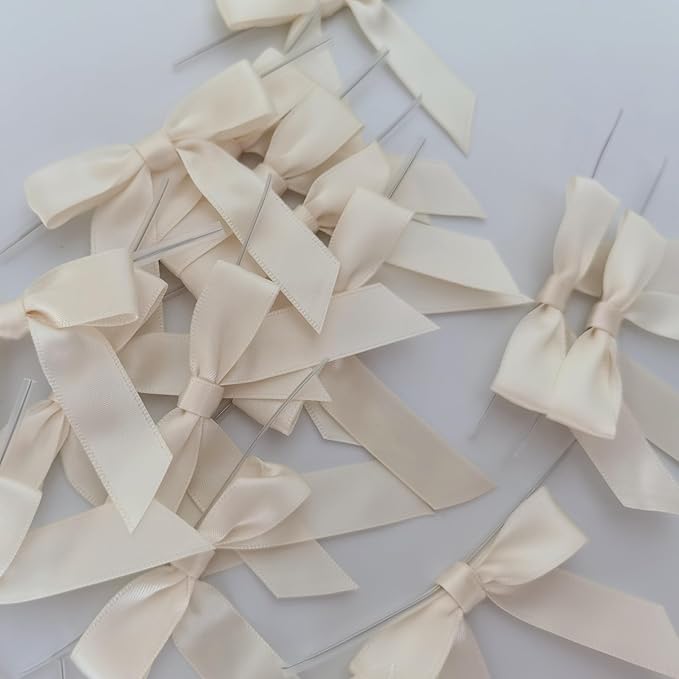 50pcs 2-1/2" Mini Satin Ribbon Bows - Image 5