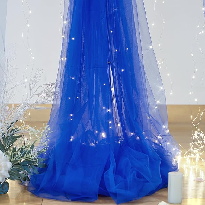 Royal Blue Backdrop Curtains - Image 6