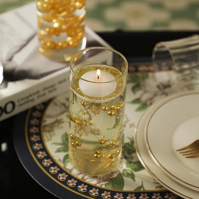 Set of 12 Pcs Glass Cylinder Vases - Image 7