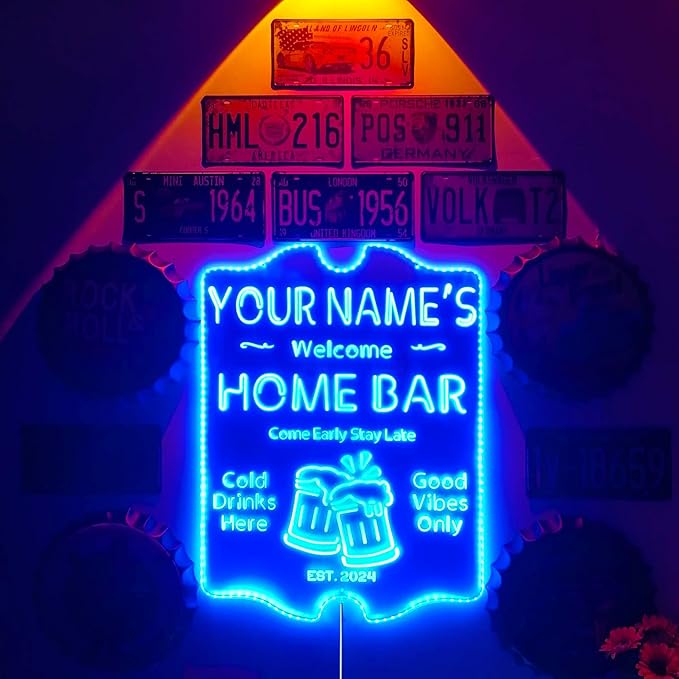 ADVPRO Personalized Your Name Home Bar RGB Dynamic Glam LED Sign - Image 3