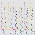 36 Pcs Super Mario Hanging Swirl Decorations Colorful Felt Swirl Streamer by pinkblume