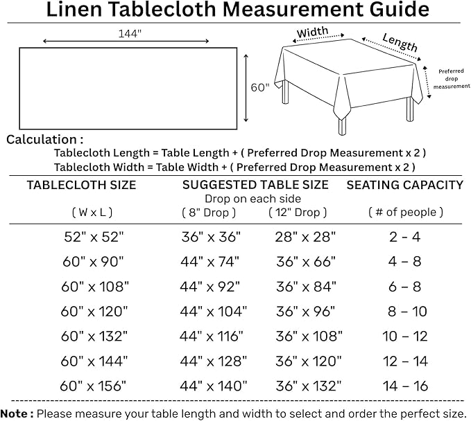 Solino Home Black Linen Tablecloth 60 x 144 Inch - Image 2