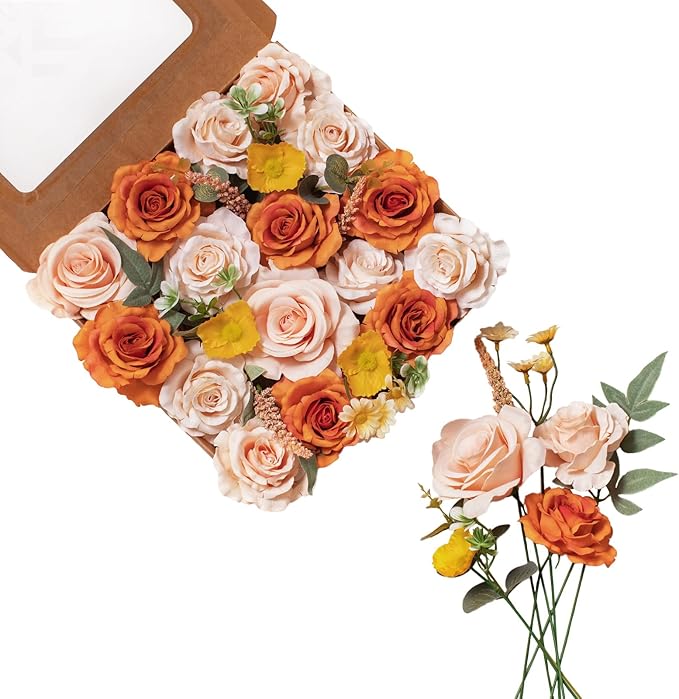 FANKO Rose Artificial Flowers Combo by FANKO