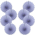 Purple Birthday Decorations, DIY Purple Paper Fans Hanging Decoration, Party by BARTHEW