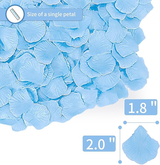 1000 Pcs Artificial Fake Rose Petals, Flower Petals - Image 3