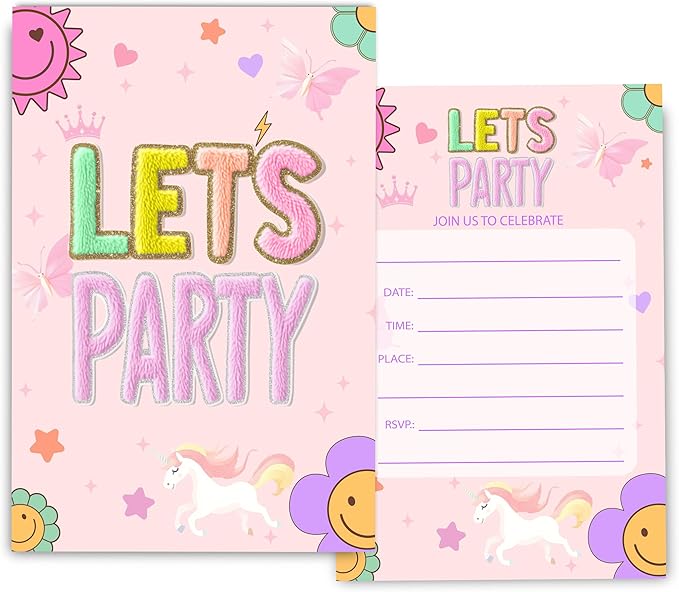 Preppy Patch Birthday Invitations by Fablus