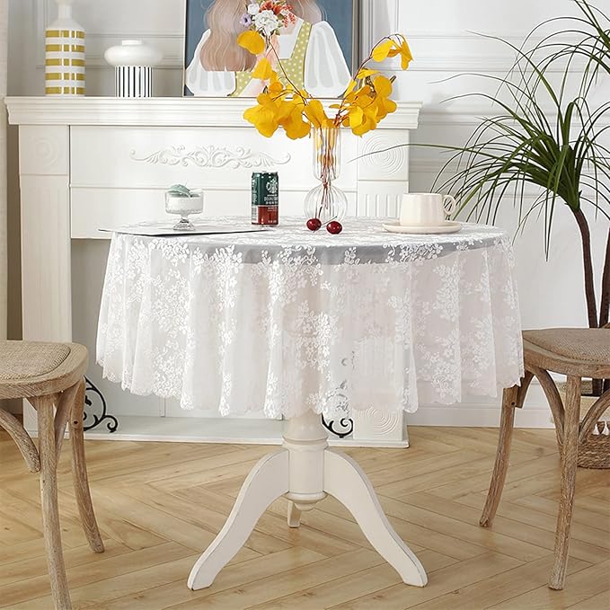 Jeloris Round Lace Tablecloth - Image 2