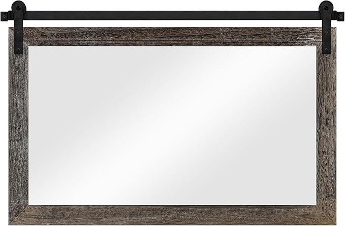 COGOOD Farmhouse Barn Door Mirror - Image 9