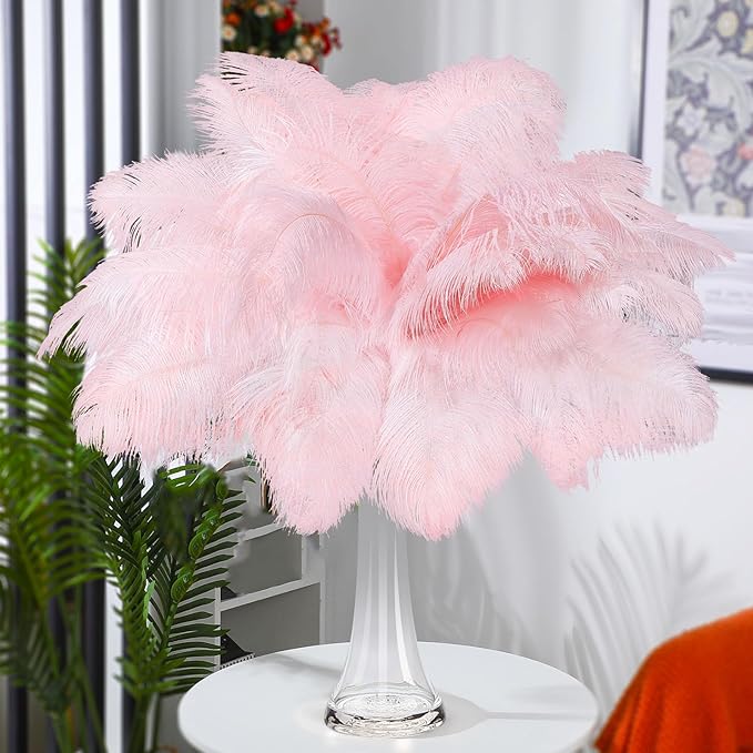 80 Pcs Large Natural Ostrich Feathers Plumes 14-16 Inch Bulk - Image 6