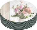 VASUHOME 12" Round Mirror Centerpieces by VASUHOME