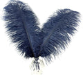Happy Feather 16-18 inch Navy Blue Ostrich Feathers Craft by SupplyHighQualityFeathers