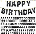 TaoBary 112 Pcs DIY Letter Kit Glitter Customizable Banner Letters Include 107 by TaoBary