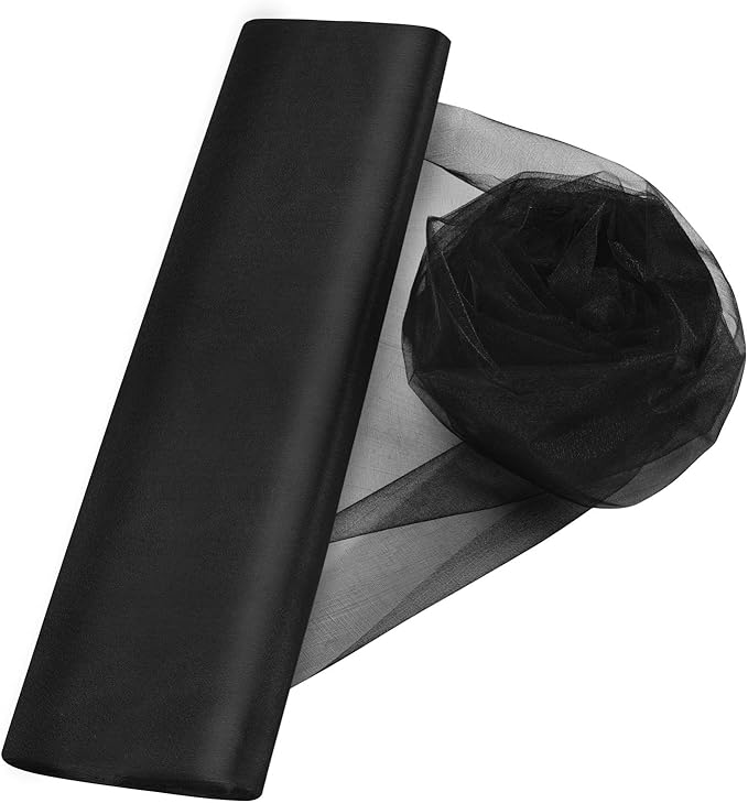 Crystal Organza Tulle Sheer Fabric Backdrop Curtains by Anteer
