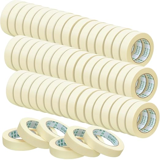 Masking Tape Bulk General Purpose Masking Painting Tape 55 Yards by Fainne