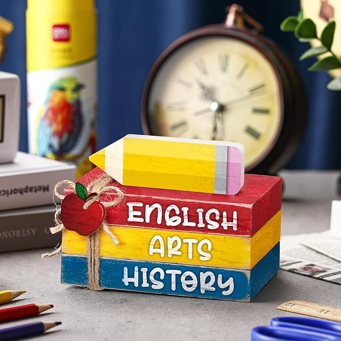 4 Pcs Back to School Table Decorations First Day of School Tiered Tray - Image 2