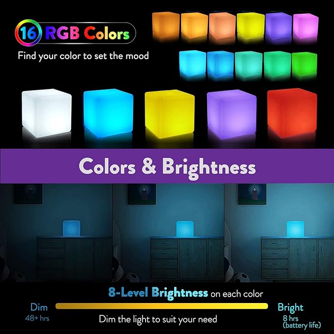 Mr.Go 4-inch Dimmable LED Night Light Mood Lamp - Image 3