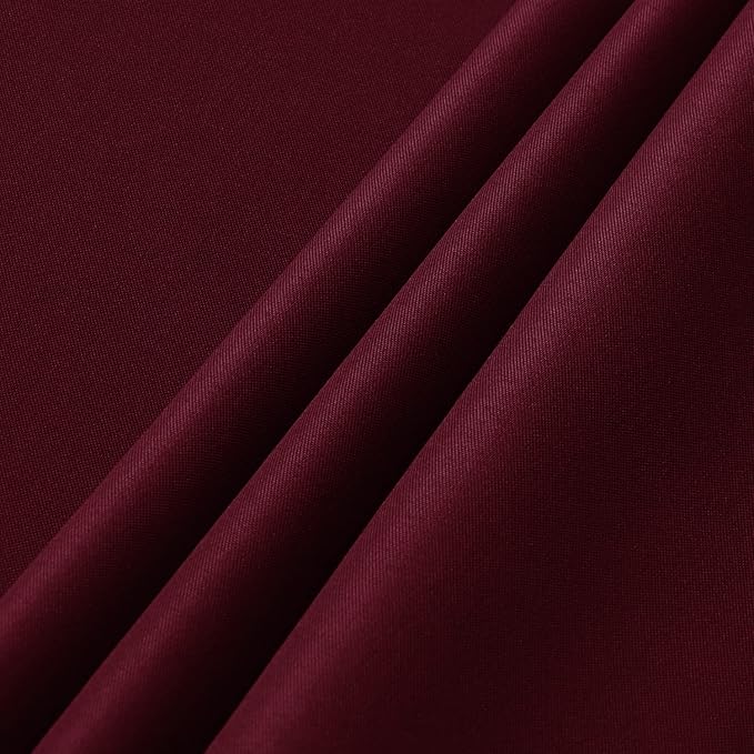 sancua 2 Pack Round Tablecloth 70 Inch Burgundy, Stain and Wrinkle Resistant - Image 6