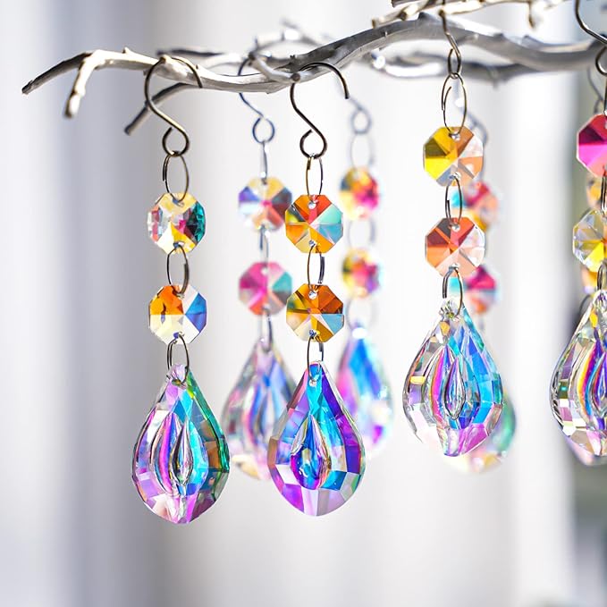 20pcs Colorful Crystals Suncatcher - Image 7
