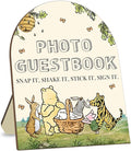 Winnie Wedding Photo Guestbook Desk Decor, The Pooh Photo Guestbook Wooden Sign by CelebrateEveryMoment