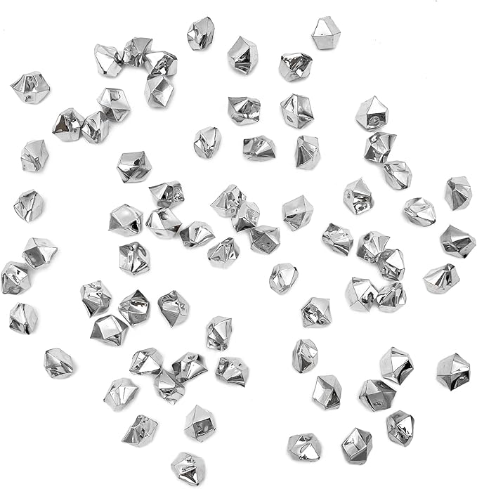 Fake Crushed Ice Cubes, Vase Fillers, 11 * 14 mm 650 pcs Reusable Fake Ice - Image 3