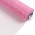 ICOSHOW Sparkling Tulle Rolls, 15” by 30 Yards Glitter Tulle Spool Ribbon Fabric by ICOSHOW
