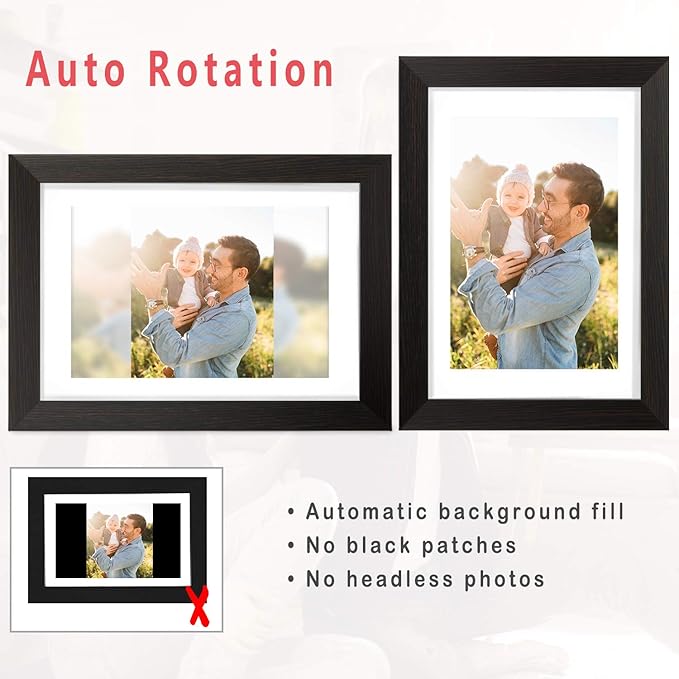 AEEZO Digital Picture Frame 10.1 Inch 1280x800 IPS Touch Screen WiFi Smart - Image 5