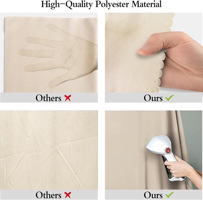 Beige Portrait Backdrop 8x10ft Zoom Meeting Photo Studio Shooting Props - Image 6