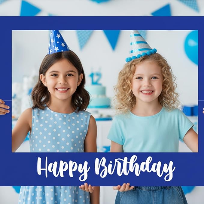 32 x 24 Inch Large Photo Booth Props Picture Frame Happy Birthday Party Frame - Image 7