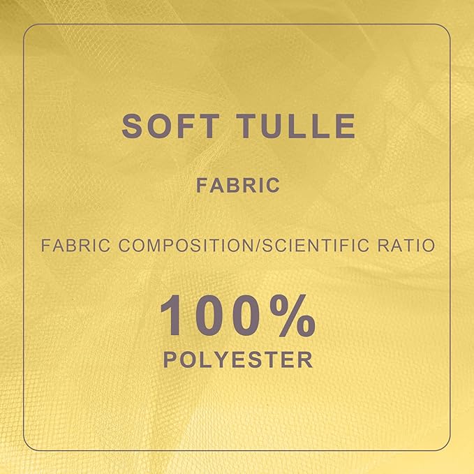 Gold Tulle Fabric Roll Spool Bolt Large Tulle Wedding Party Decoration - Image 3