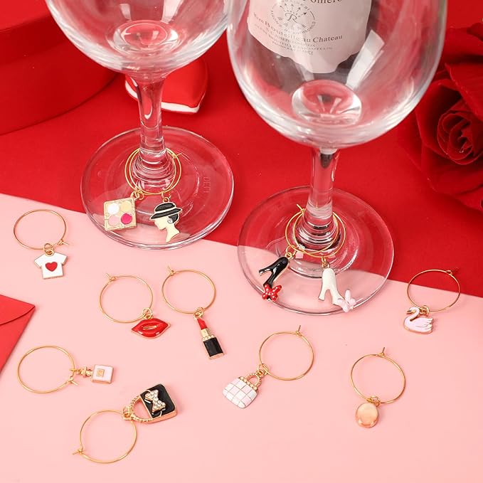SANNIX 24pcs Wine Glass Charms - Image 5