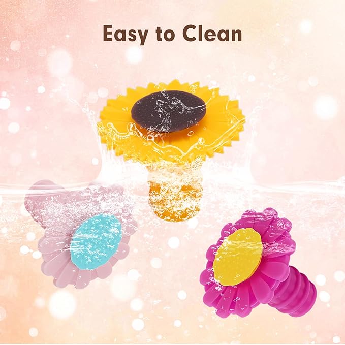 3 Pcs Wine Bottle Stopper, Silicone Sunflower Cute Wine Bottle Stopper - Image 5