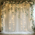 10x10ft White Tulle Backdrop Curtain by Unknown