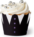 Big Dot of Happiness Goth Girl Cupcake Wrappers, Adjustable Fit by BigDotofHappiness
