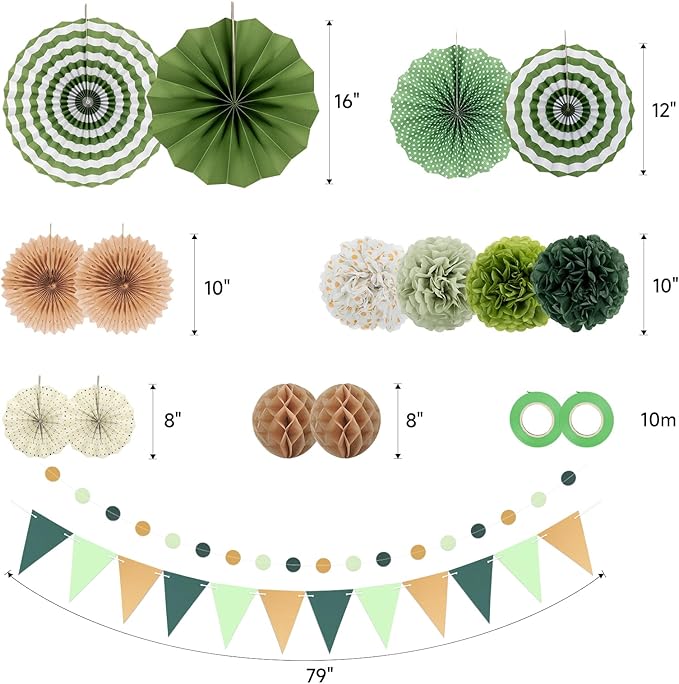 Green Party Decorations - Image 6