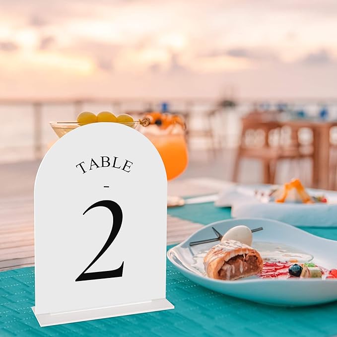 JOYIT Arch Wedding Table Numbers 1-10 - Image 6