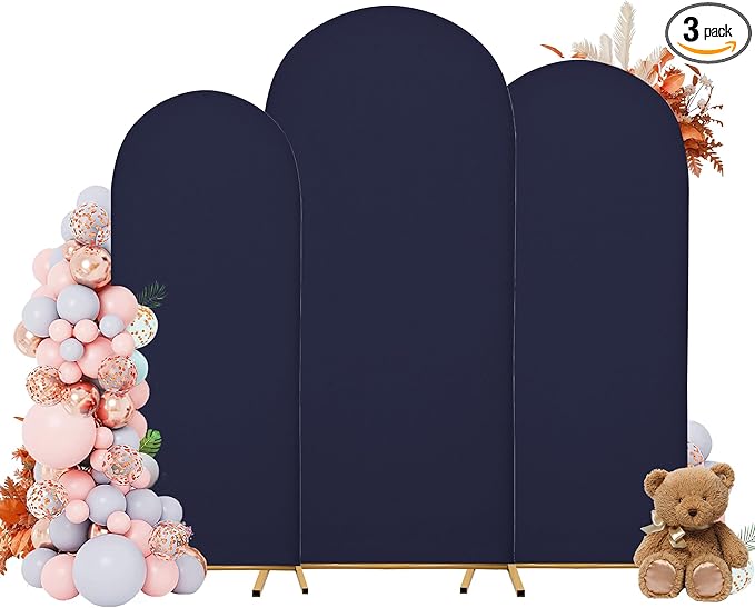 Wedding Arch Covers Arch Backdrop Cover Arch Stand Covers 7.2FT 6.6FT 6FT Set by Unknown