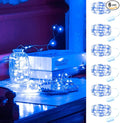 HXWEIYE 6 Pack Blue Fairy Lights Battery Operated, 7ft 20LED Mini Mason Jar by LightUpYourHomewHXWEIYE