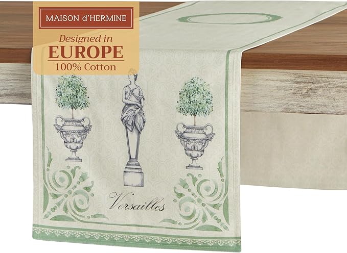 Maison d' Hermine Table Runner 100% Cotton Double Layer Table Runners 108 by MaisondHermine