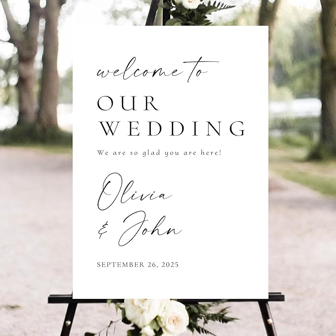 Personalized Wedding Welcome Sign, Welcome Wedding Sign, Welcome To Our Wedding - Image 2