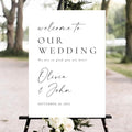 Personalized Wedding Welcome Sign, Welcome Wedding Sign, Welcome To Our Wedding by Unknown