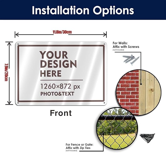 Custom Outdoor Metal Sign - Image 6