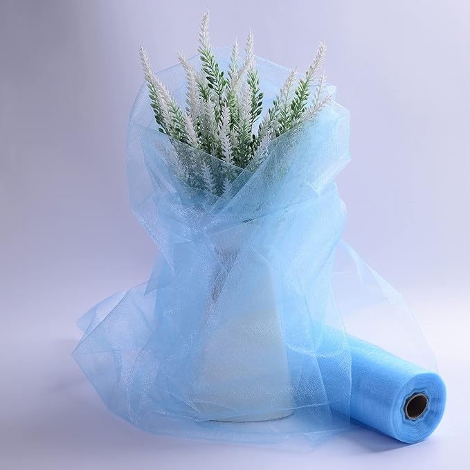 Crystal Organza Fabric Tulle - Image 4